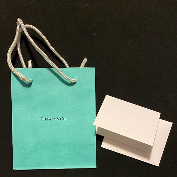 ⭐️5/$25 | TIFFANY & Co. | Mini Shopping bag & Thank you Card - Picture 1 of 3